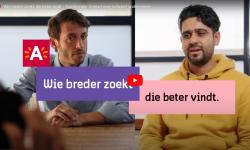 Startscherm: Wie breder zoekt, die beter vindt